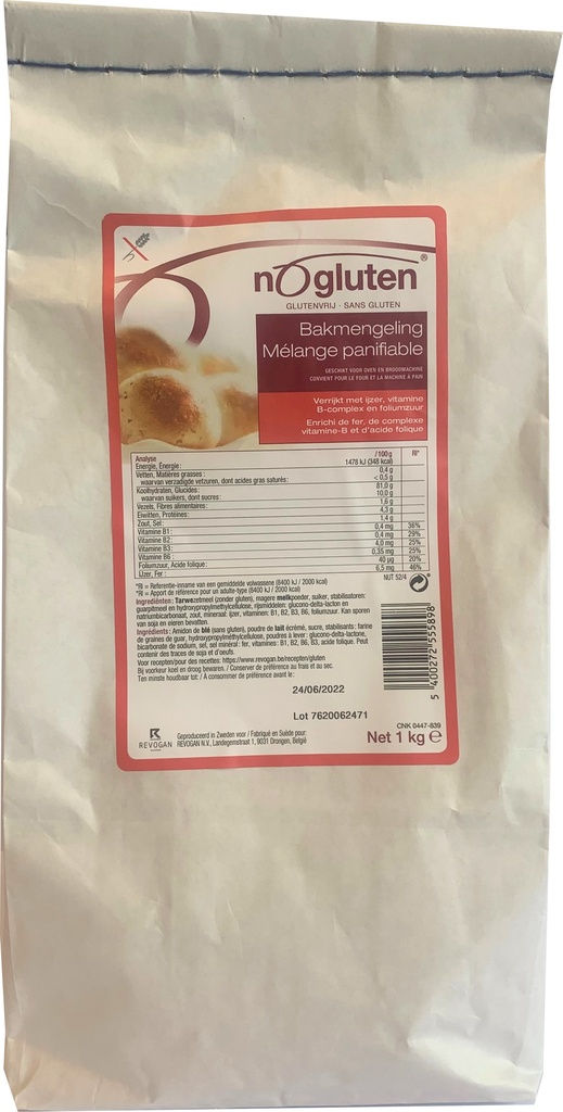 Nogluten baking mix plus 1kg