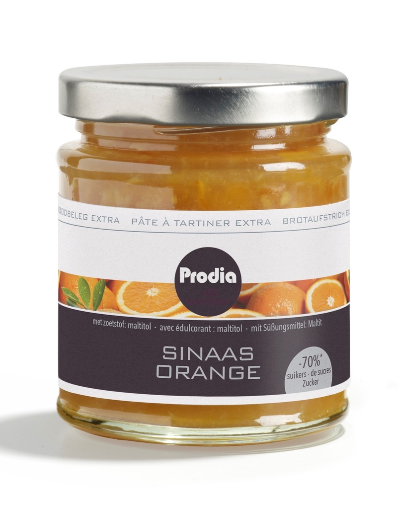 Prodia pâte à tartiner extra 215g orange maltitol