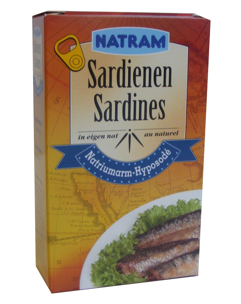 Natram sardienen in eigen nat 125g - 3325107