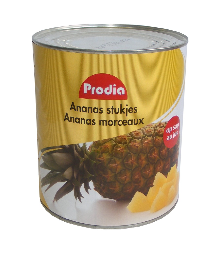 Prodia ananas stukjes 3,05kg