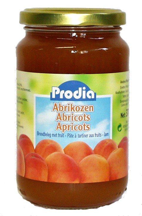 Prodia pâte à tartiner 370g abricots fructose