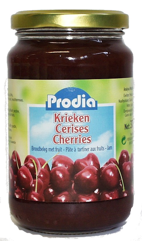 Prodia pâte à tartiner 370g cerises fructose