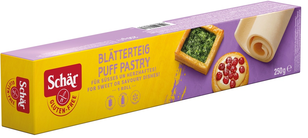 Schär bladerdeeg 250g vries
