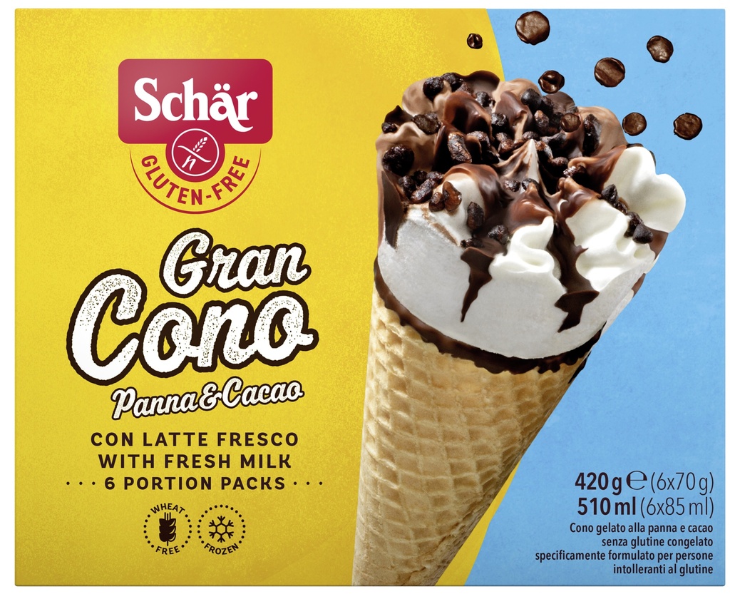 Schär Gran Cono 70g-6pcs frozen glf