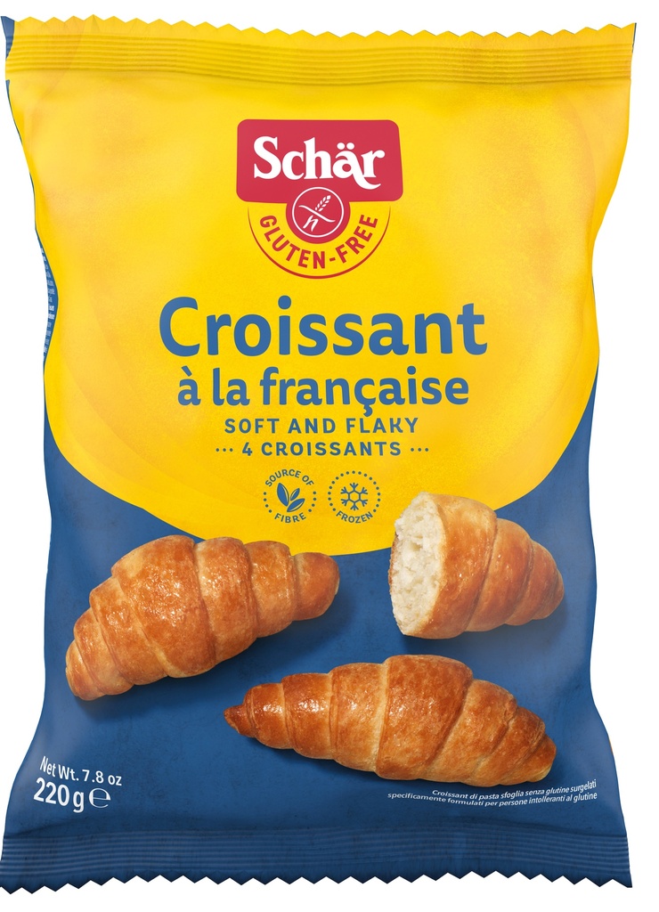 Schär croissant 4st 220g vries