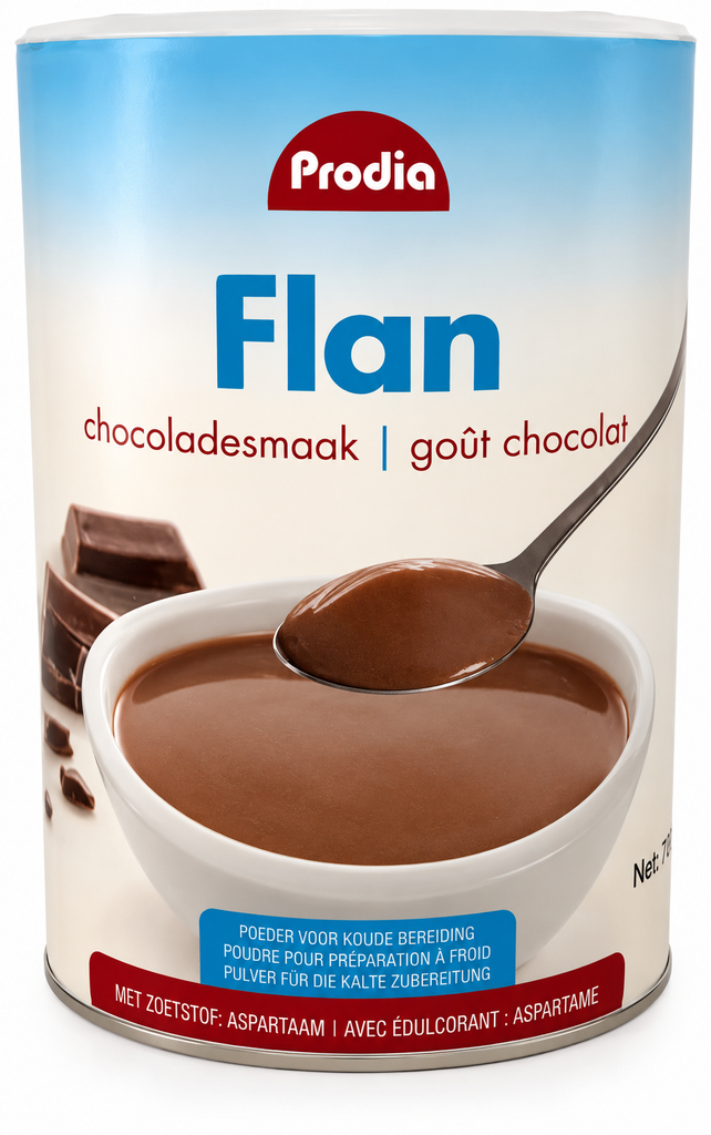 Prodia flan chocolade 600g zoetstof - 3013406