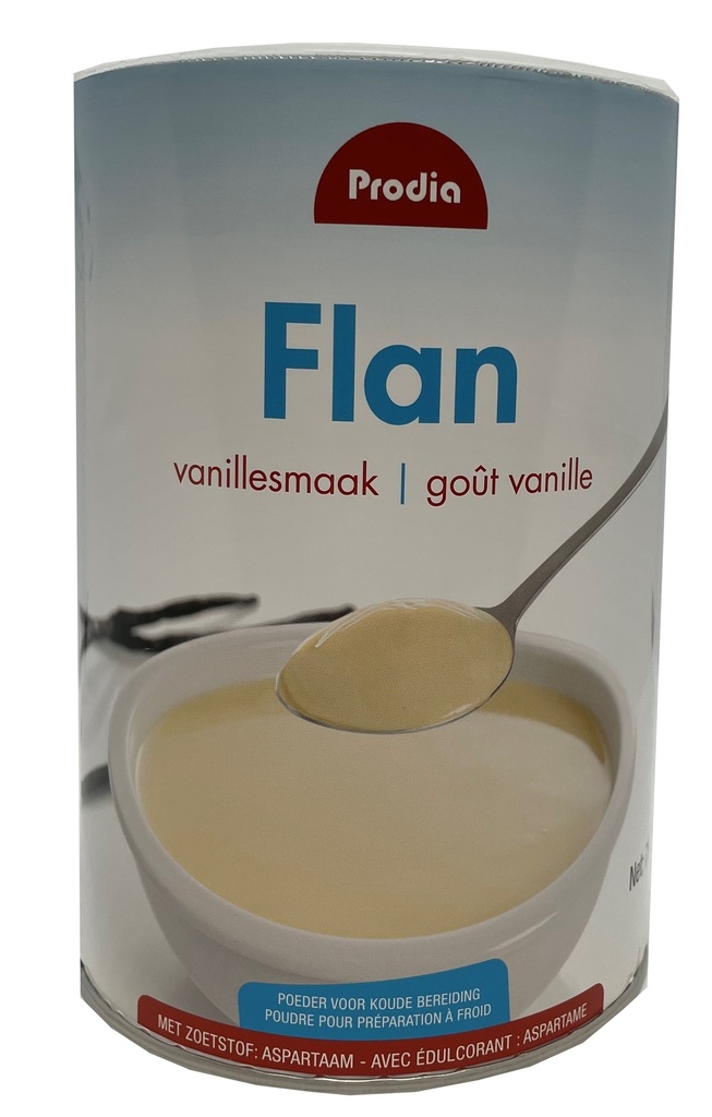 Prodia flan vanille 750g zoetstof