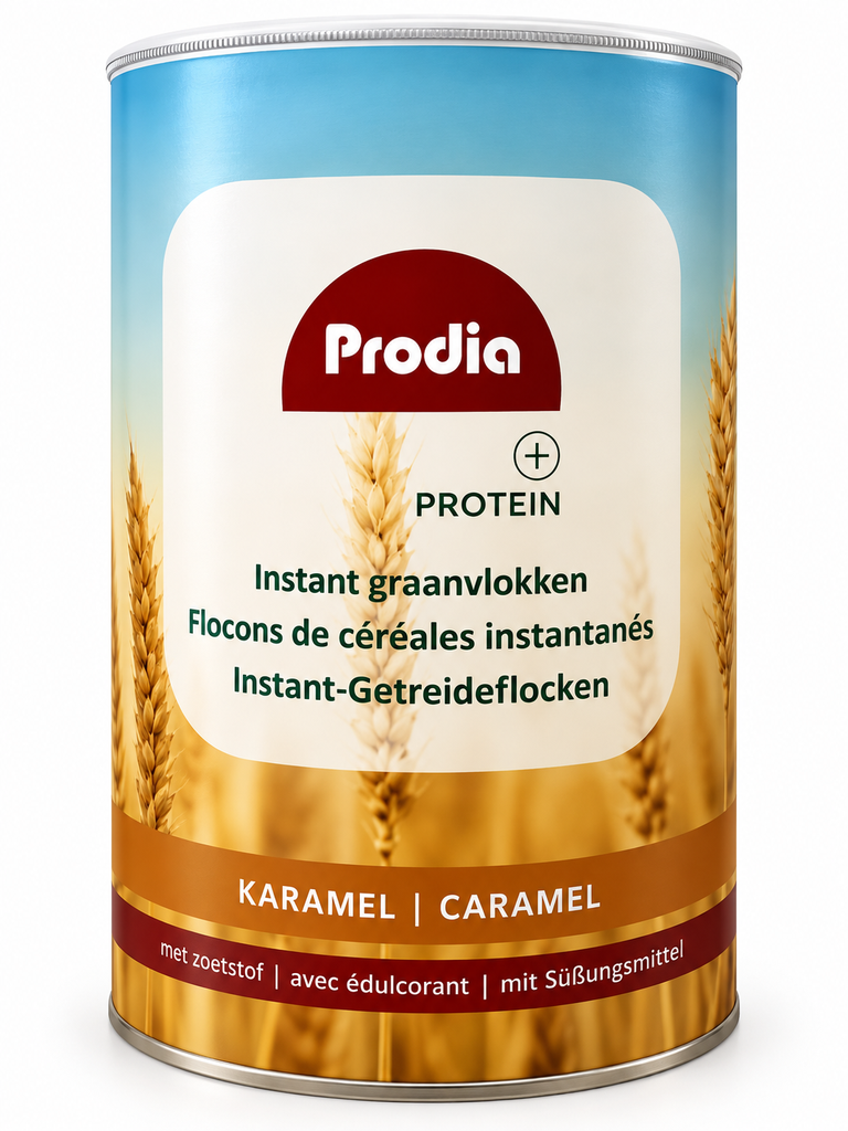 Prodia instant graanvlokken karamel HP 780g suikerarm