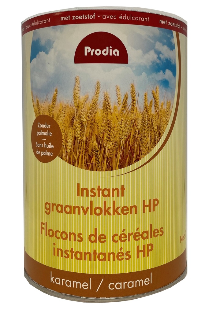 Prodia instant graanvlokken karamel HP 780g zoetst