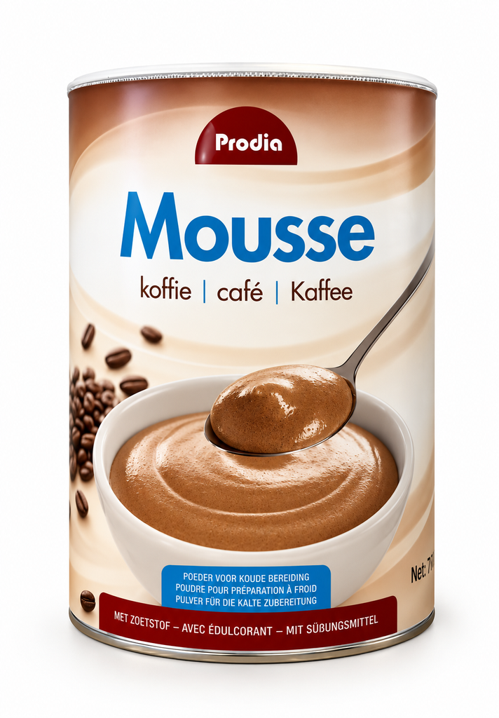 Prodia mousse koffie 760g zoetstof