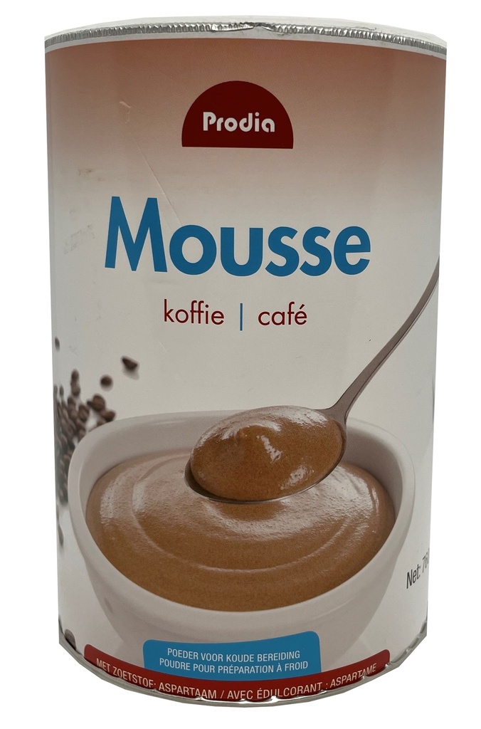 Prodia mousse koffie 760g zoetstof