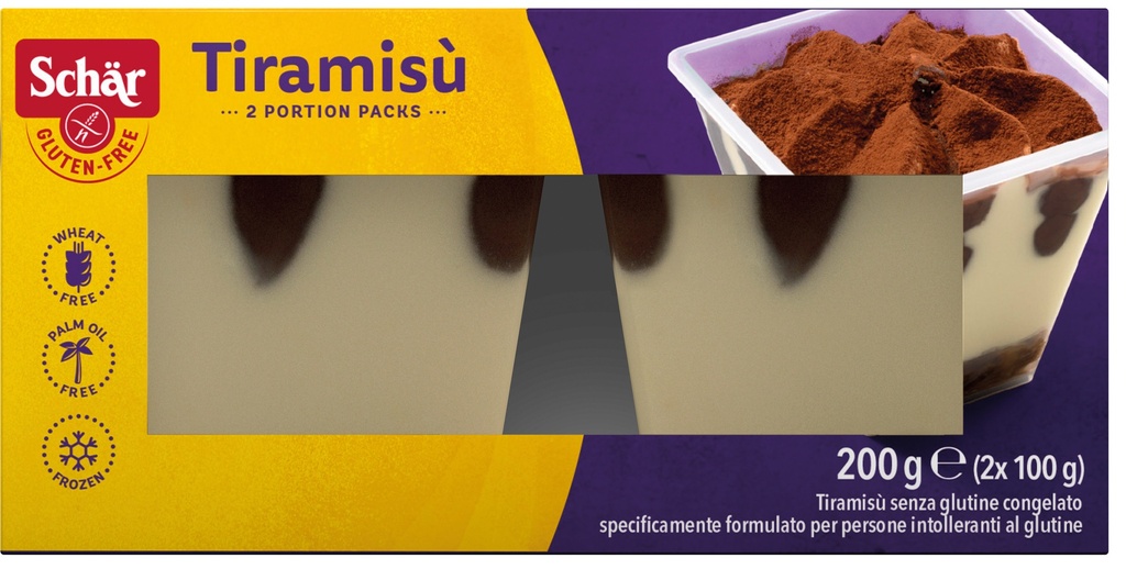 Schär Tiramisu 100g x 2 surgelé