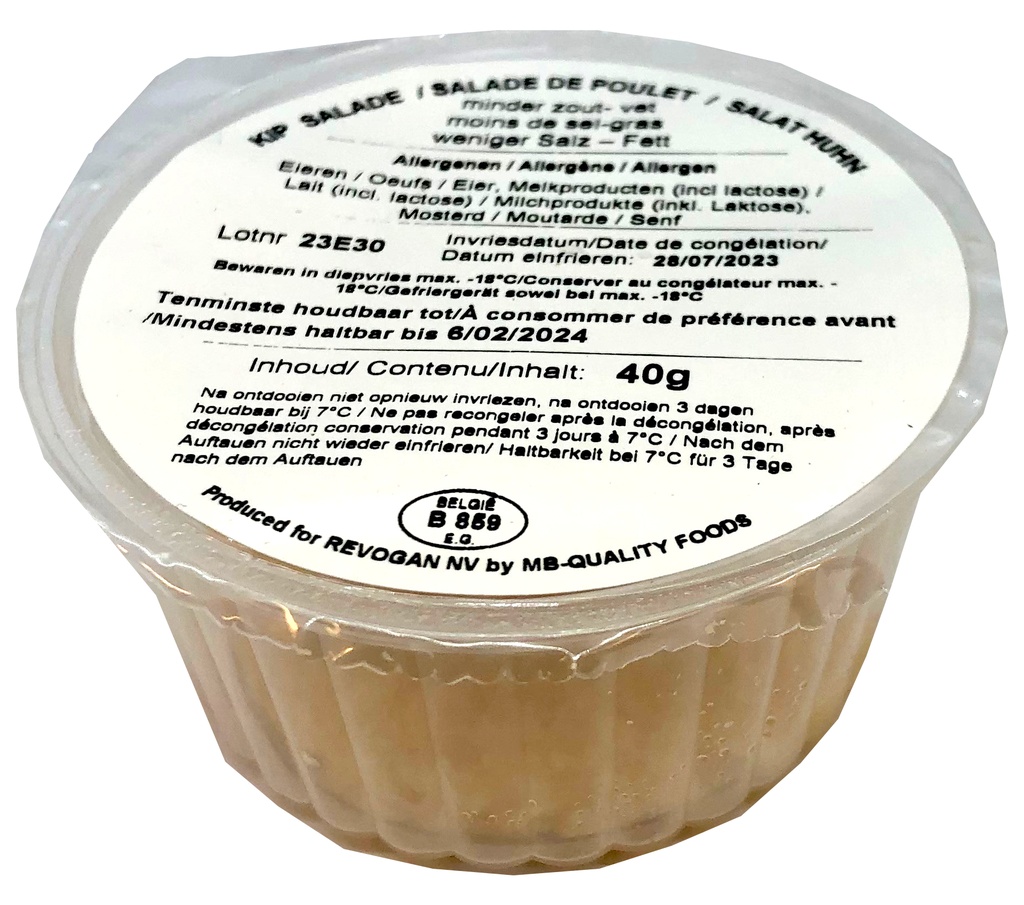 Revogan salade de poulet 40g x 46 ms/mg surgelé