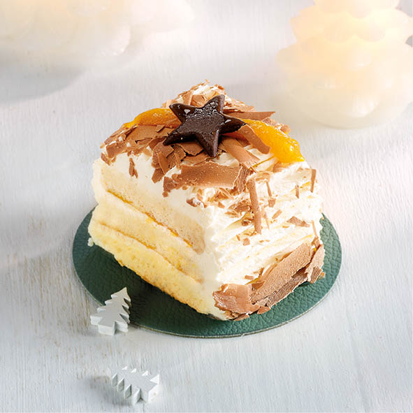 Prodia bûche whipped cream mango-apricot 65g x 15