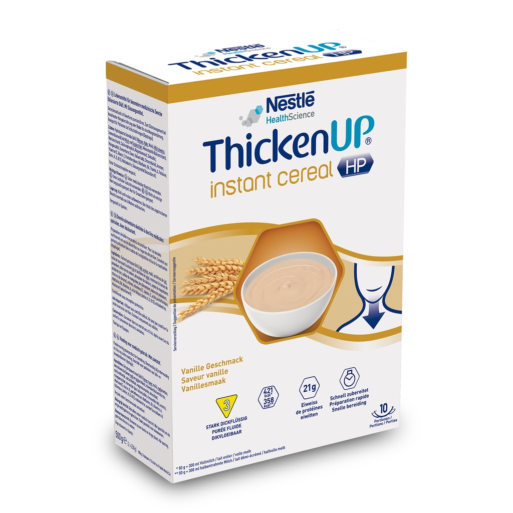 Nestlé ThickenUp instant cereal HP vanille 500g