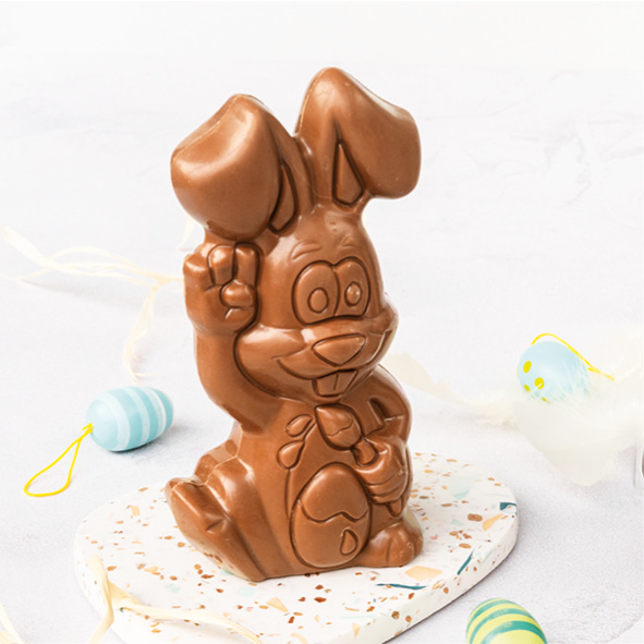 Gustan chocolat lapin lait non-fourré 90g x 6