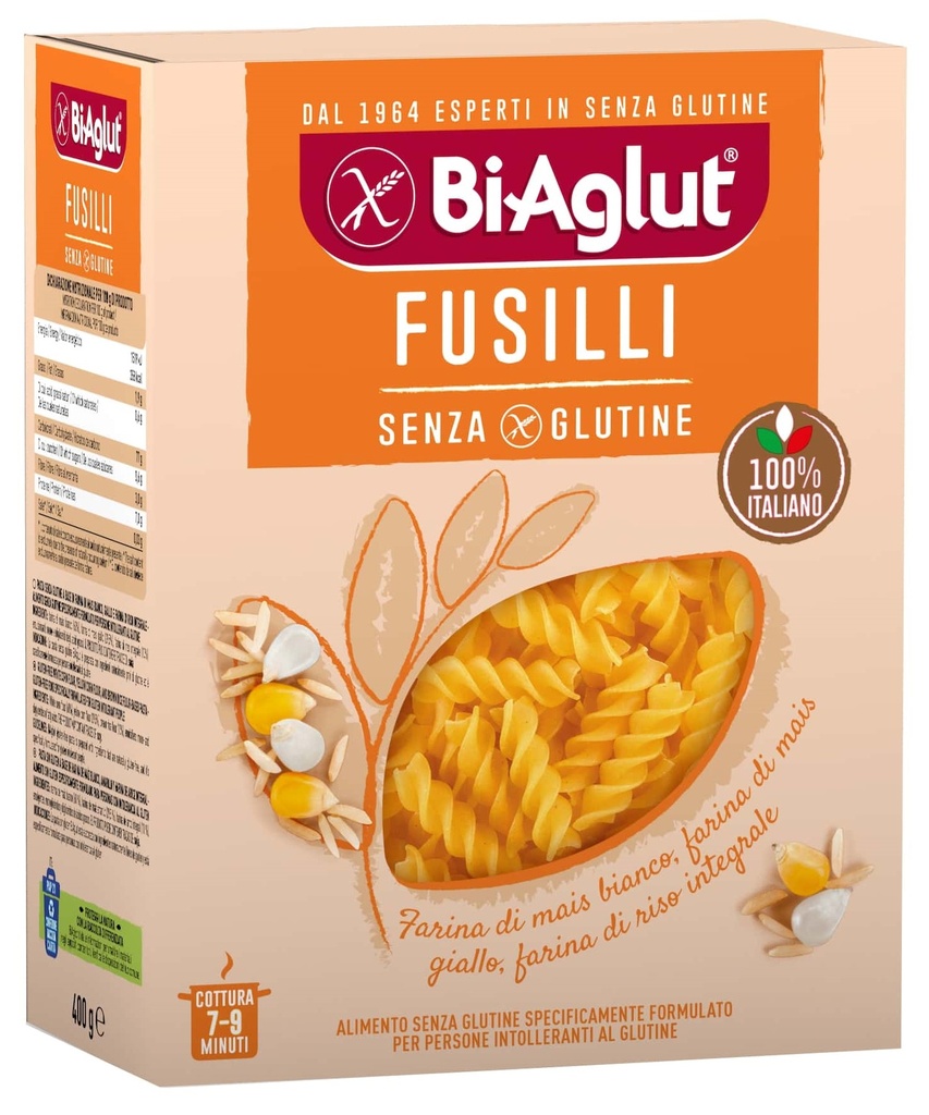 Bi-aglut fusilli 400g