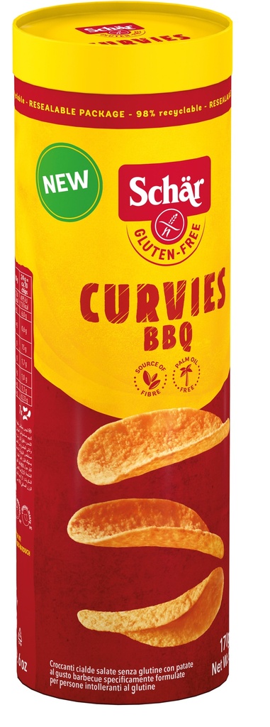 Schär curvies BBQ 170g