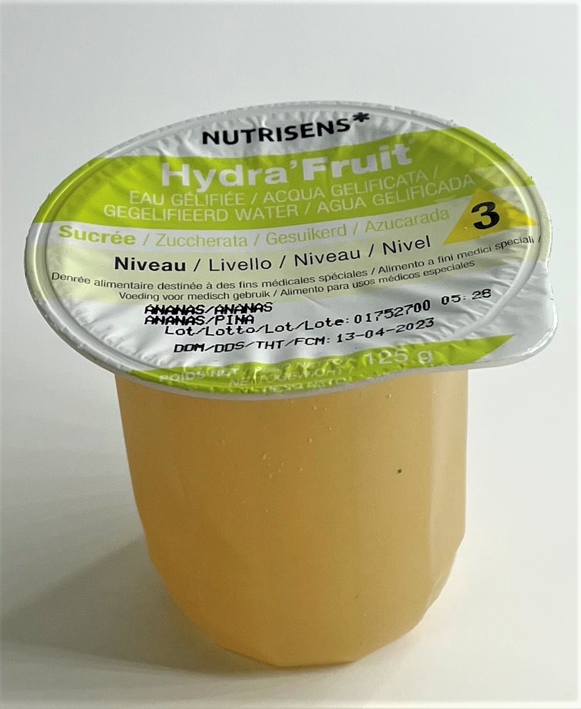 [1421] NS hydra'fruit niv 3 gesuikerd ananas 125g x 24