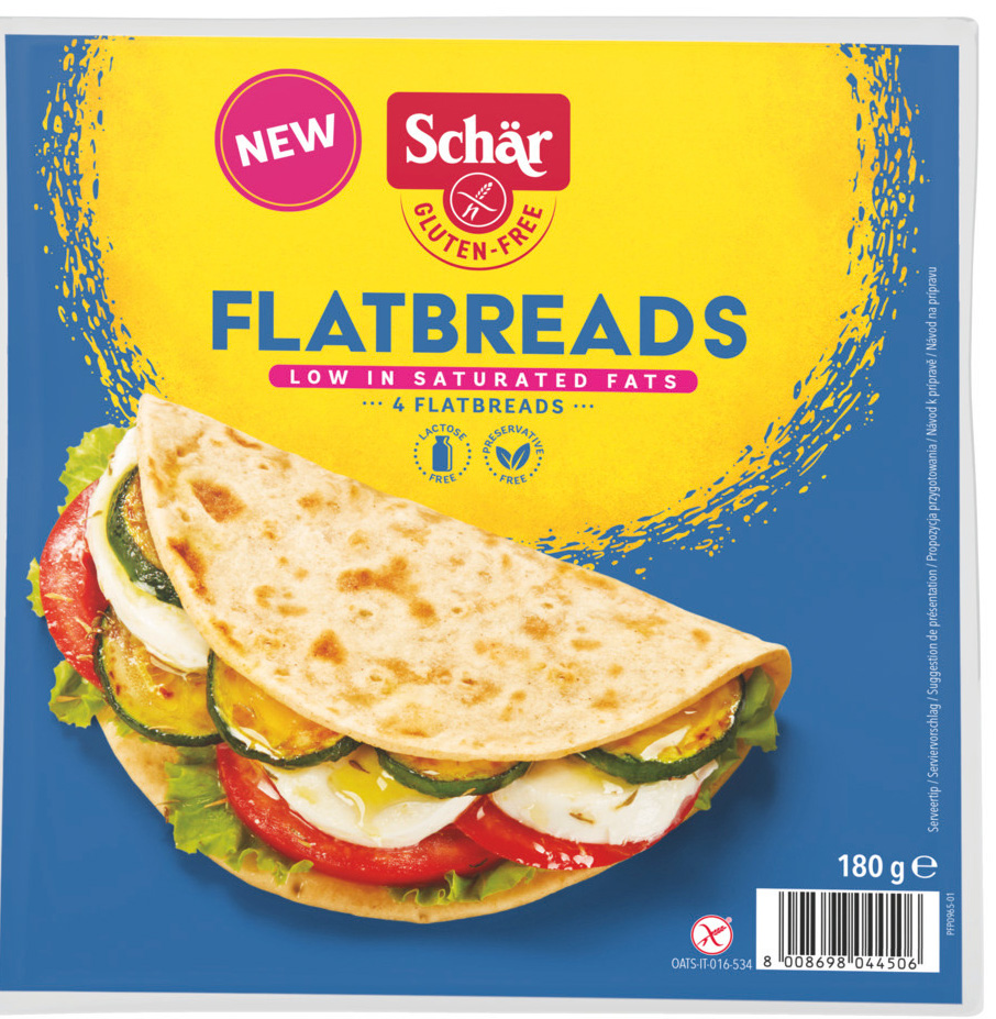 Schär flatbreads 180g