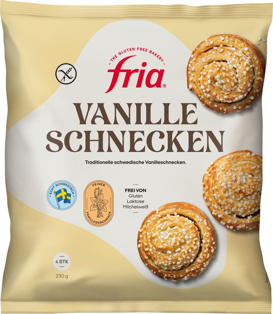 Fria vanillerolletjes 4st 230g diepvries
