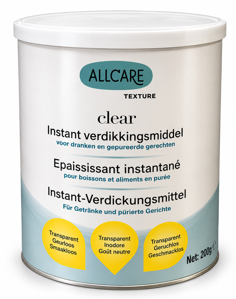 Allcare instant verdikkingsmiddel Clear 200g