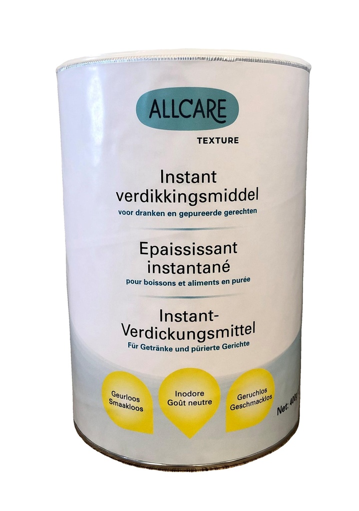 Allcare instant verdikkingsmiddel 400g 