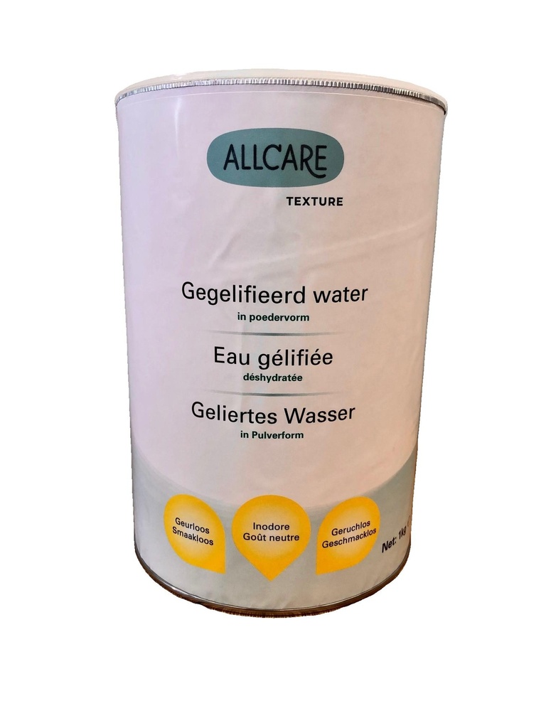 Allcare eau gelifiée (déshydratée) neutre 1kg -4928321