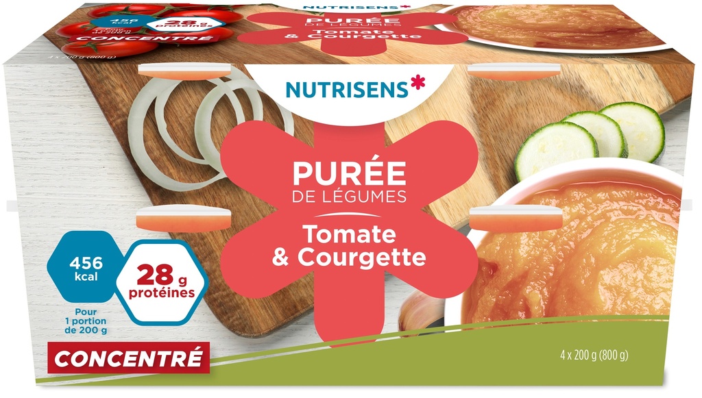NS purée de légumes tomate-courgette 200g x 4 HP/HC