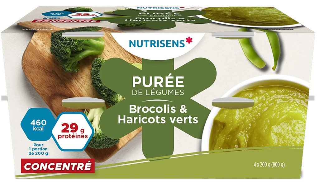 NS groentepuree broccoli-groene boontjes 200g x 4 HP/HC 