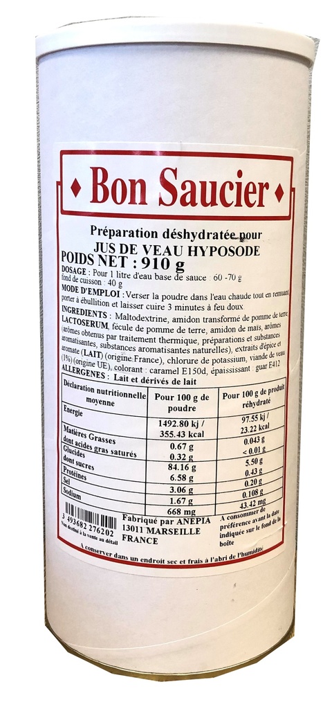 Bon Saucier natriumarme witte saus 1kg