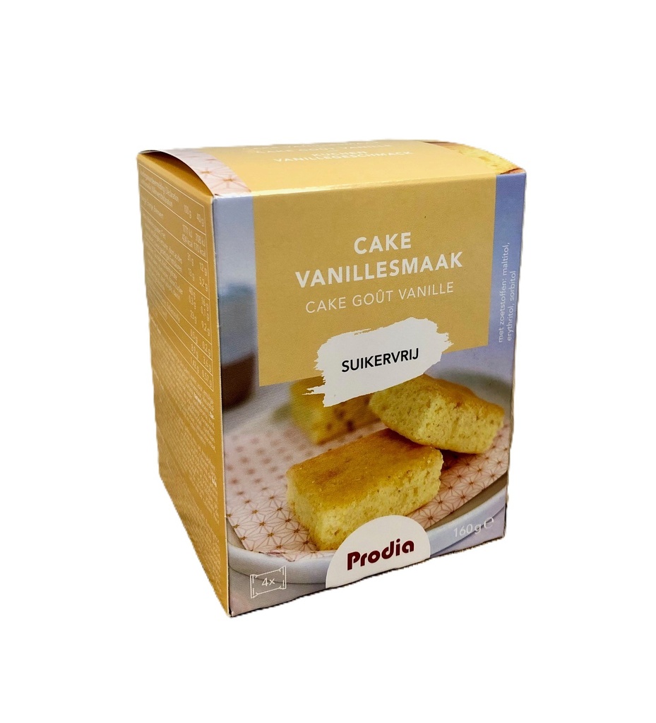 Prodia cake goût vanille 160g sans sucre