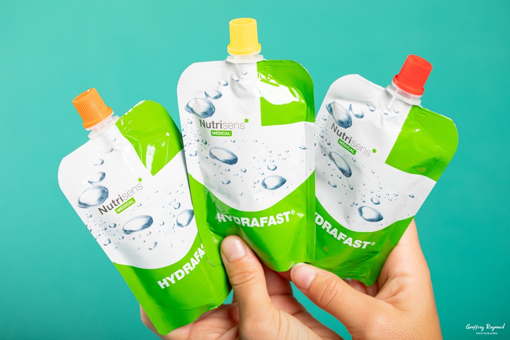 NS hydrafast niv 4 aardbeismaak 90g x36