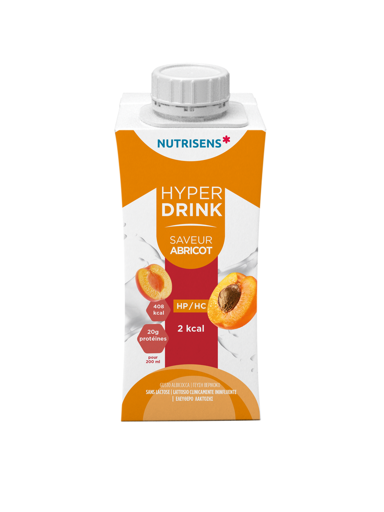 NS hyperdrink 2Kcal saveur abricot 200ml x 24 HP/HC