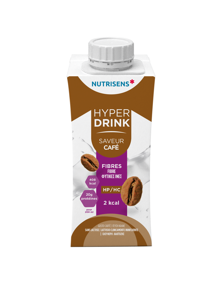 NS hyperdrink 2Kcal vezels koffiesmaak 200ml x 24 HP/HC  