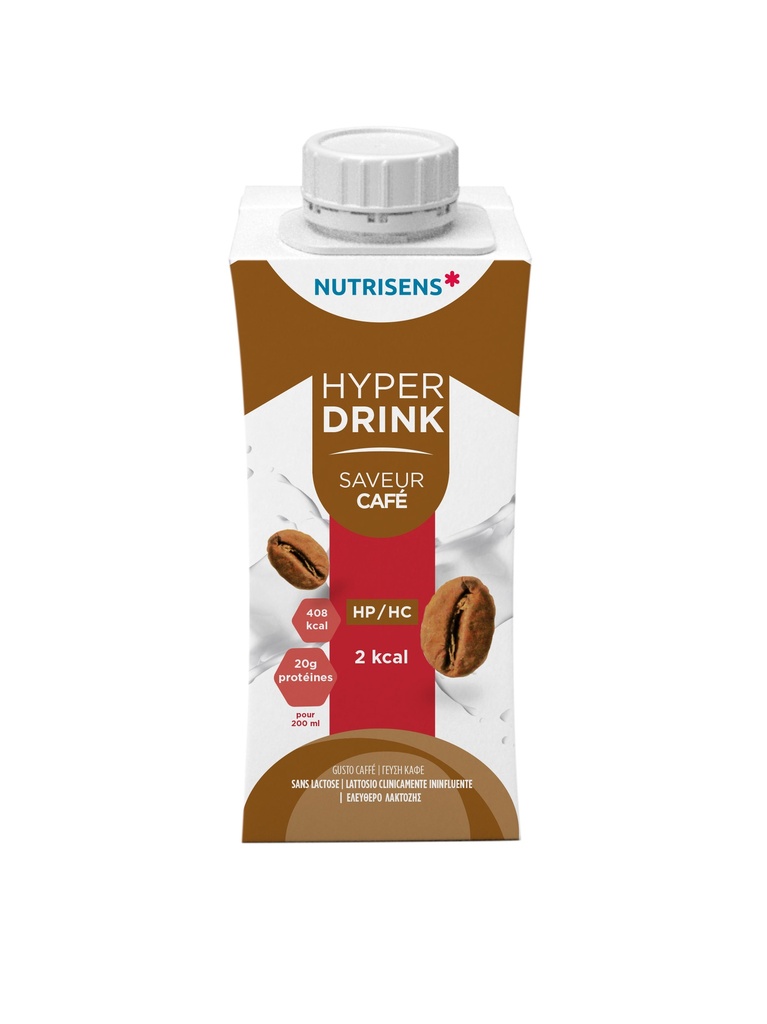 NS hyperdrink 2Kcal saveur café 200ml x 4 HP/HC - 4493425  