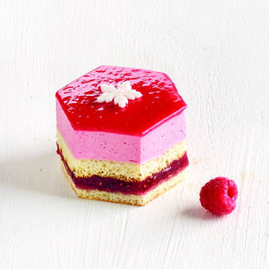 Prodia gâteau framboise 60g x 12 pauvre en sucre surgelé