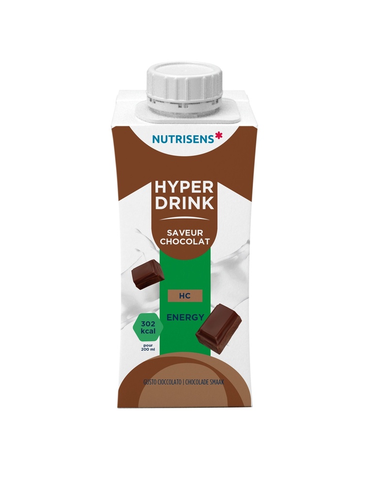 NS hyperdrink energy chocoladesmaak 200ml x 24 HC  