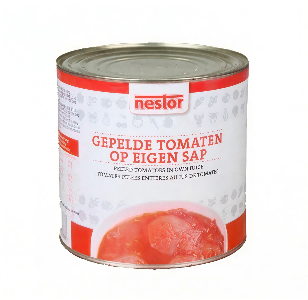 Nestor gepelde tomaten 2,5kg