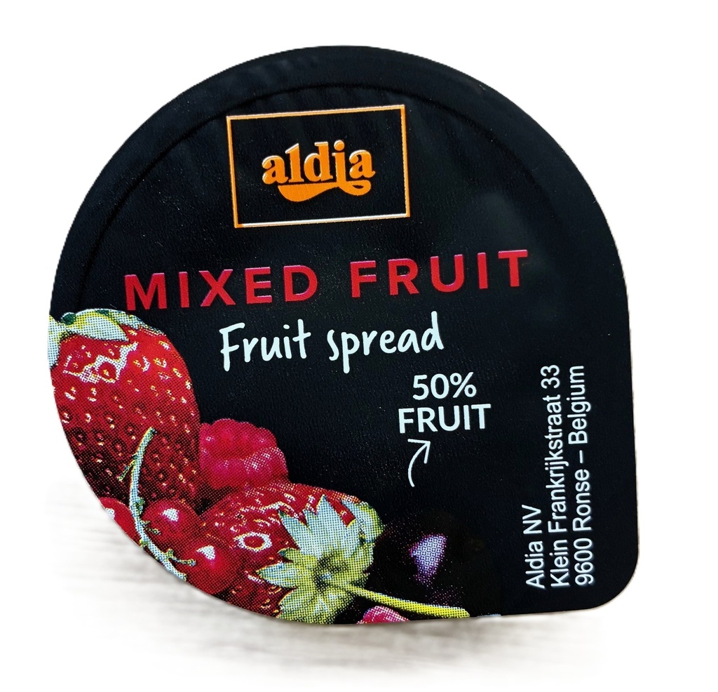 Aldia confituur 4-vruchten 25g x 120