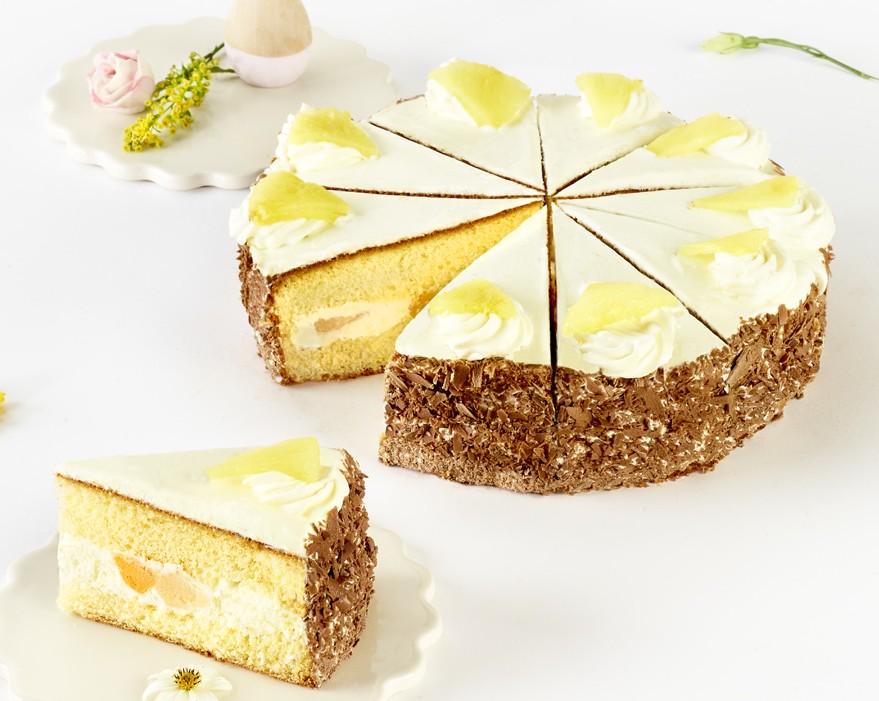 Gustan taart biscuit met fruit 90g x 10 diepvries