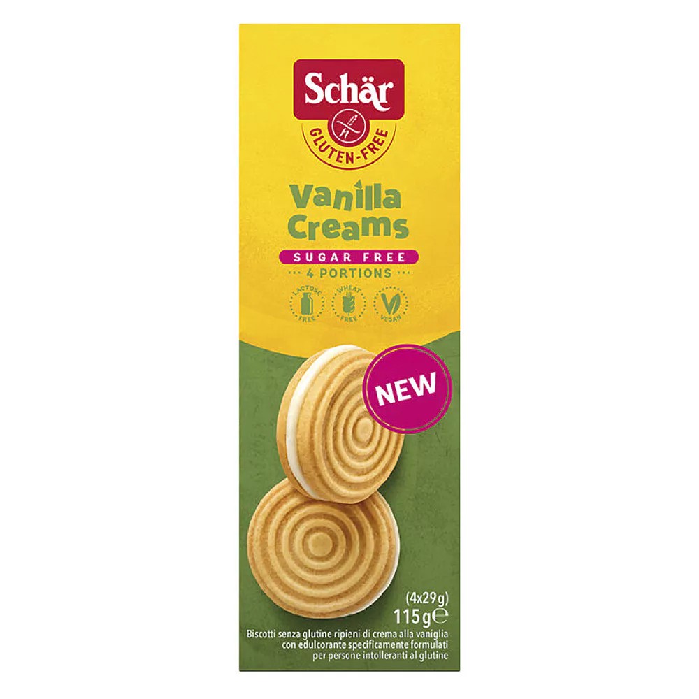 Schär vanilla creams 115g