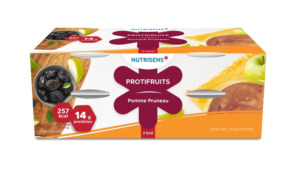 NS proti-fruits Apfel/Pflaume 125g x 4 HP/HC