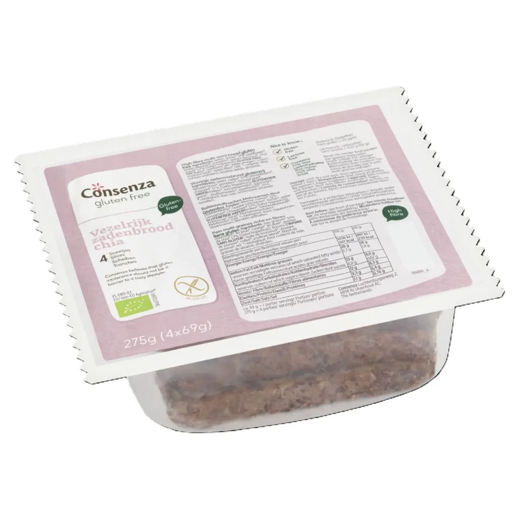 Consenza pain aux grainses riche en fibres bio lact° 275g