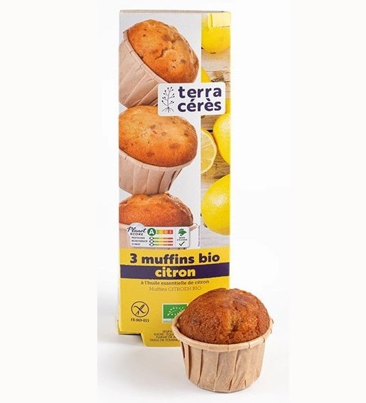 Terra Ceres muffins citroen bio 3x50g