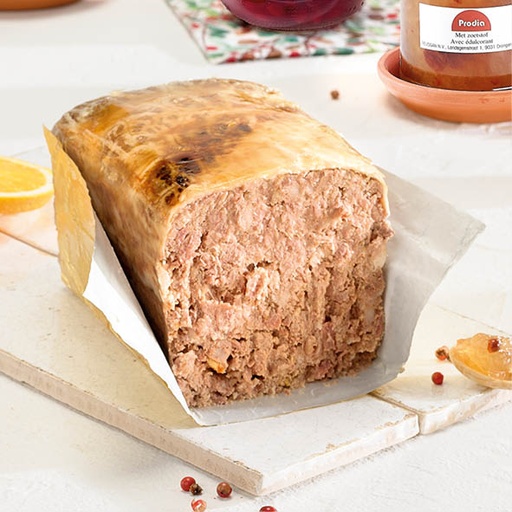 [2075] Le Cochon d'or eendenpastei met sinaas (+/-900g) koel