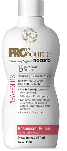 [2192] PROSource Nocarb bosbes 887ml - 3643988