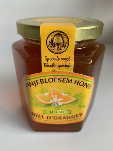 [3049] Melapi honing oranjebloesem vloeibaar 500g - 3413044