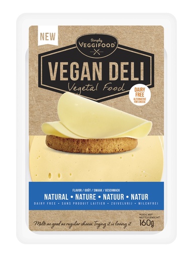 [3053] Vegan Deli broodbeleg kaassmaak natuur 160g