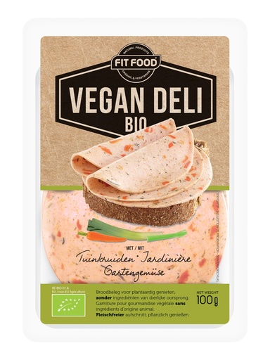 [3061] Vegan Deli broodbeleg tuinkruiden bio 100g